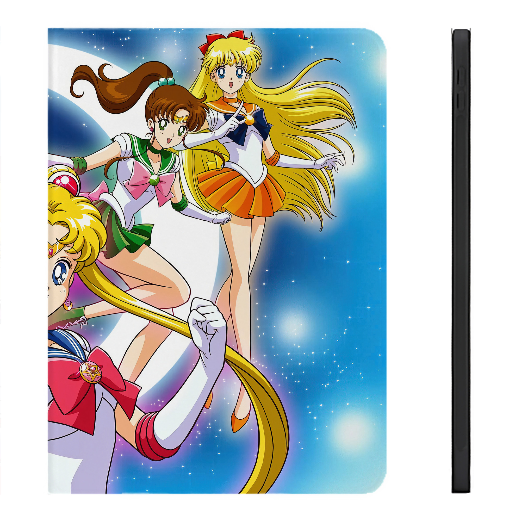 （画像用） 美少女戦士セーラームーン Sailor Moon IPadケース ペンホルダー付き ブックスタイルデザイン